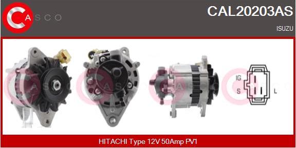 Casco CAL20203AS - Alternatore www.autoricambit.com