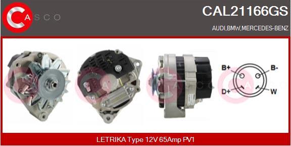 Casco CAL21166GS - Alternatore www.autoricambit.com