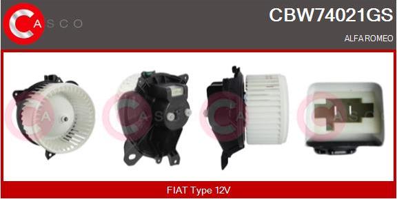 Casco CBW74021GS - Ventilatore abitacolo www.autoricambit.com