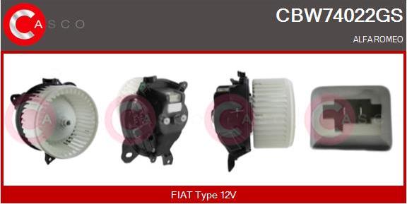 Casco CBW74022GS - Ventilatore abitacolo www.autoricambit.com