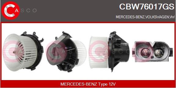 Casco CBW76017GS - Ventilatore abitacolo www.autoricambit.com