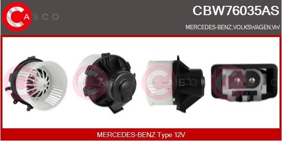 Casco CBW76035AS - Ventilatore abitacolo www.autoricambit.com