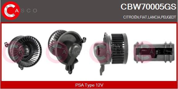 Casco CBW70005GS - Ventilatore abitacolo www.autoricambit.com