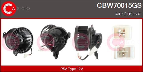 Casco CBW70015GS - Ventilatore abitacolo www.autoricambit.com