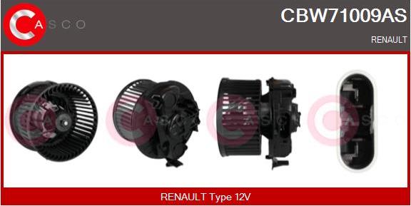 Casco CBW71009AS - Ventilatore abitacolo www.autoricambit.com