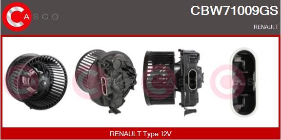 Casco CBW71009GS - Ventilatore abitacolo www.autoricambit.com