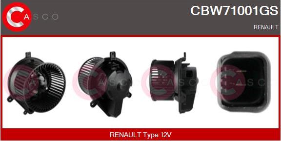 Casco CBW71001GS - Ventilatore abitacolo www.autoricambit.com