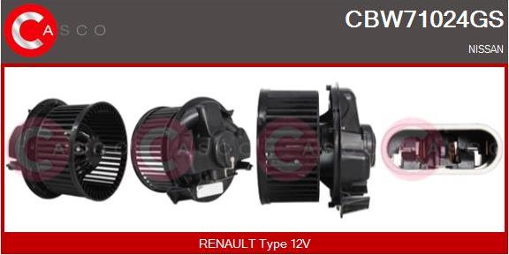 Casco CBW71024GS - Ventilatore abitacolo www.autoricambit.com