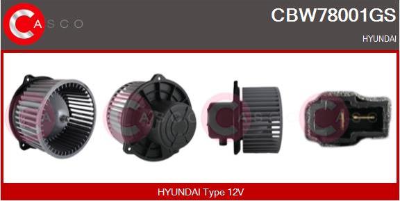 Casco CBW78001GS - Ventilatore abitacolo www.autoricambit.com