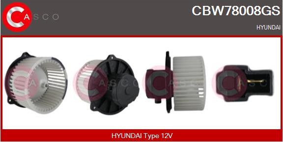 Casco CBW78008GS - Ventilatore abitacolo www.autoricambit.com