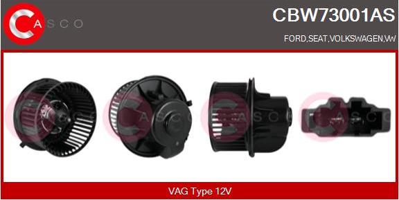 Casco CBW73001AS - Ventilatore abitacolo www.autoricambit.com