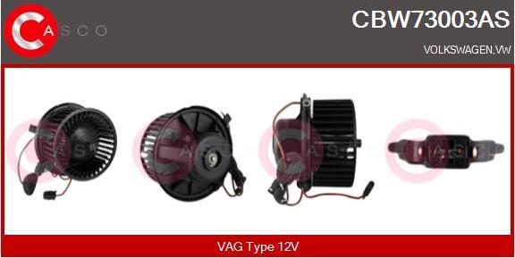 Casco CBW73003AS - Ventilatore abitacolo www.autoricambit.com