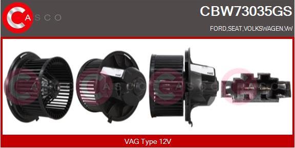 Casco CBW73035GS - Ventilatore abitacolo www.autoricambit.com