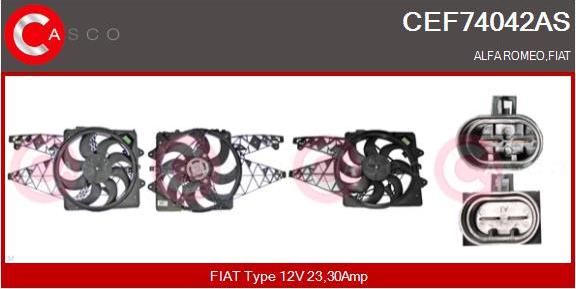 Casco CEF74042AS - Ventilatore abitacolo www.autoricambit.com