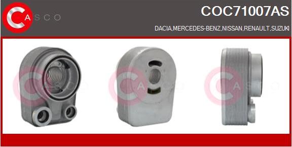 Casco COC71007AS - Radiatore olio, Olio motore www.autoricambit.com