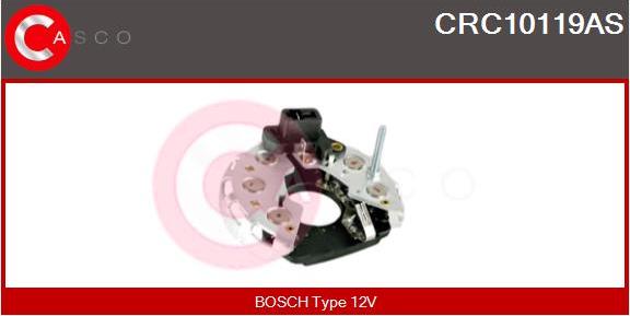 Casco CRC10119AS - Raddrizzatore, Alternatore www.autoricambit.com