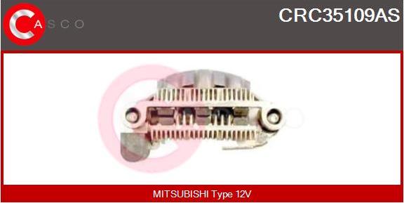 Casco CRC35109AS - Raddrizzatore, Alternatore www.autoricambit.com