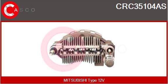 Casco CRC35104AS - Raddrizzatore, Alternatore www.autoricambit.com