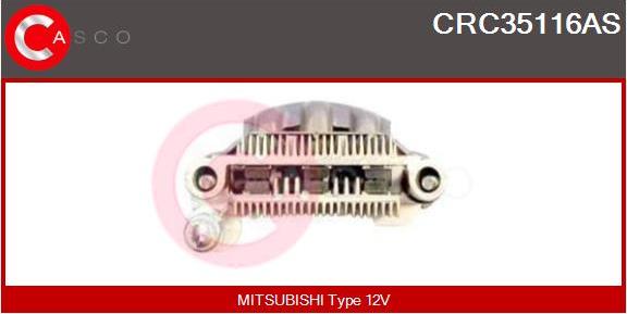 Casco CRC35116AS - Raddrizzatore, Alternatore www.autoricambit.com