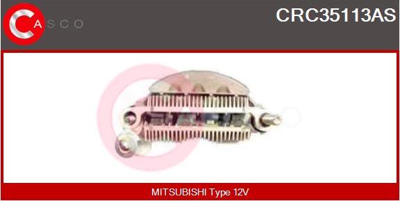 Casco CRC35113AS - Raddrizzatore, Alternatore www.autoricambit.com