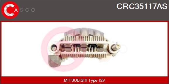 Casco CRC35117AS - Raddrizzatore, Alternatore www.autoricambit.com