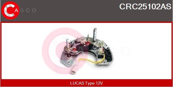 Casco CRC25102AS - Raddrizzatore, Alternatore www.autoricambit.com