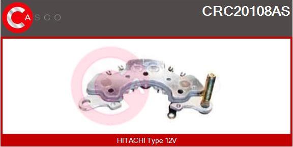 Casco CRC20108AS - Raddrizzatore, Alternatore www.autoricambit.com