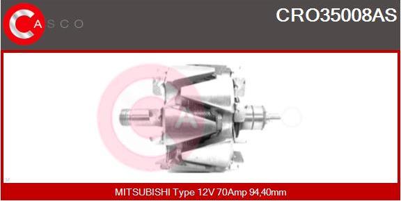 Casco CRO35008AS - Rotore, Alternatore www.autoricambit.com