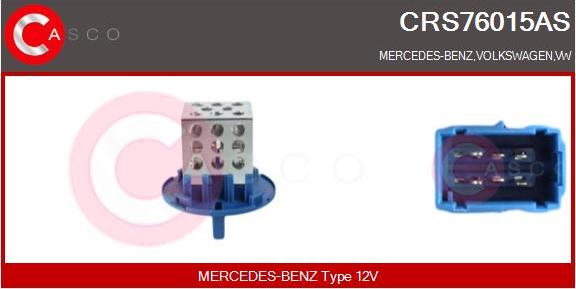 Casco CRS76015AS - Resistenza, Ventilatore abitacolo www.autoricambit.com