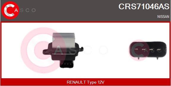 Casco CRS71046AS - Resistenza, Ventilatore abitacolo www.autoricambit.com