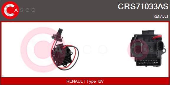 Casco CRS71033AS - Resistenza, Ventilatore abitacolo www.autoricambit.com