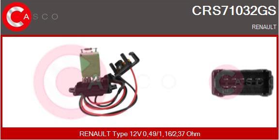 Casco CRS71032GS - Resistenza, Ventilatore abitacolo www.autoricambit.com