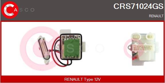 Casco CRS71024GS - Resistenza, Ventilatore abitacolo www.autoricambit.com