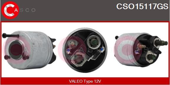 Casco CSO15117GS - Elettromagnete, Motore d'avviamento www.autoricambit.com