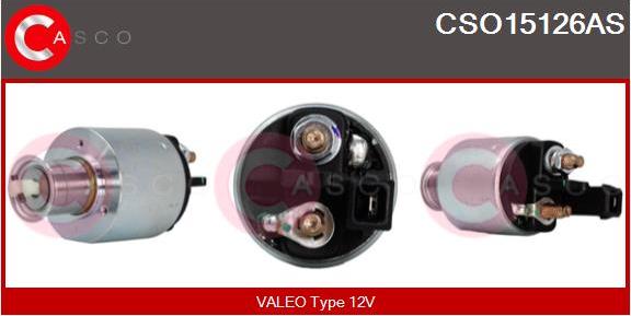 Casco CSO15126AS - Elettromagnete, Motore d'avviamento www.autoricambit.com