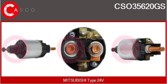 Casco CSO35620GS - Elettromagnete, Motore d'avviamento www.autoricambit.com