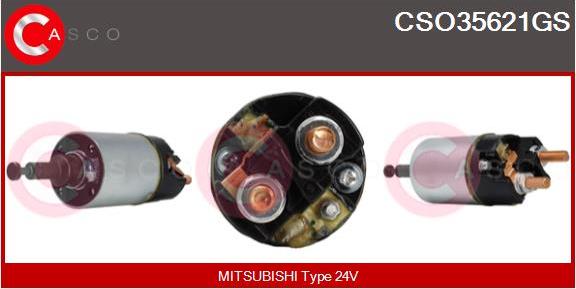 Casco CSO35621GS - Elettromagnete, Motore d'avviamento www.autoricambit.com