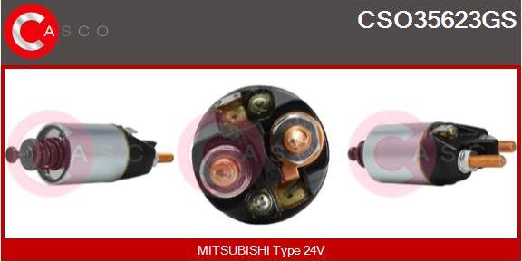 Casco CSO35623GS - Elettromagnete, Motore d'avviamento www.autoricambit.com