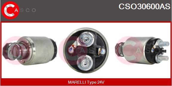 Casco CSO30600AS - Elettromagnete, Motore d'avviamento www.autoricambit.com