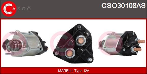 Casco CSO30108AS - Elettromagnete, Motore d'avviamento www.autoricambit.com