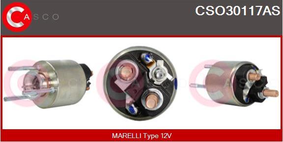 Casco CSO30117AS - Elettromagnete, Motore d'avviamento www.autoricambit.com