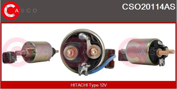 Casco CSO20114AS - Elettromagnete, Motore d'avviamento www.autoricambit.com