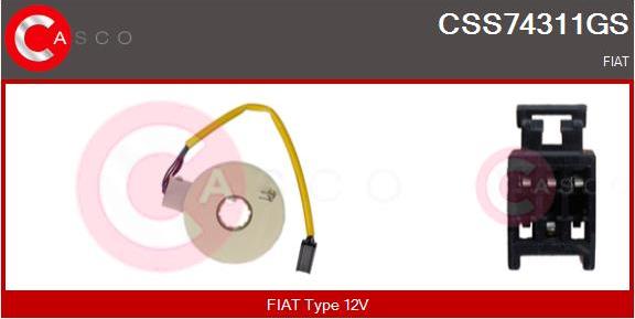 Casco CSS74311GS - Sensore angolo sterzata www.autoricambit.com