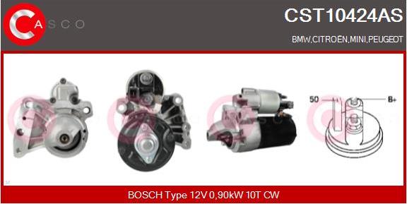 Casco CST10424AS - Motorino d'avviamento www.autoricambit.com