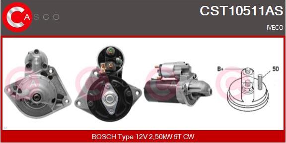 Casco CST10511AS - Motorino d'avviamento www.autoricambit.com