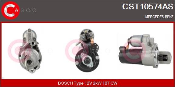 Casco CST10574AS - Motorino d'avviamento www.autoricambit.com