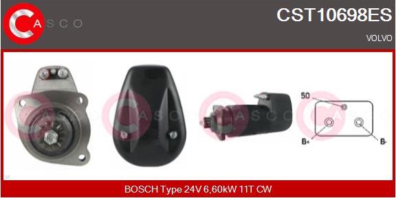 Casco CST10698ES - Motorino d'avviamento www.autoricambit.com