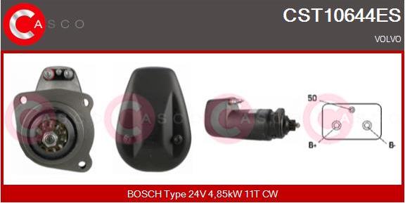 Casco CST10644ES - Motorino d'avviamento www.autoricambit.com