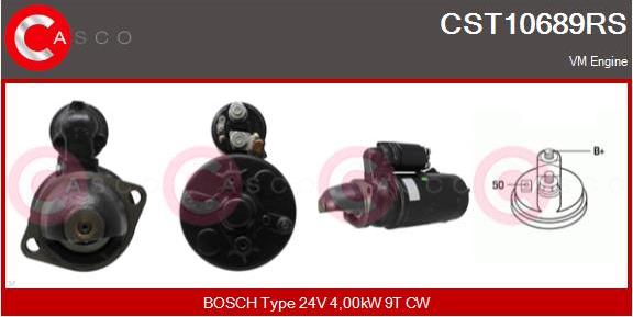 Casco CST10689RS - Motorino d'avviamento www.autoricambit.com