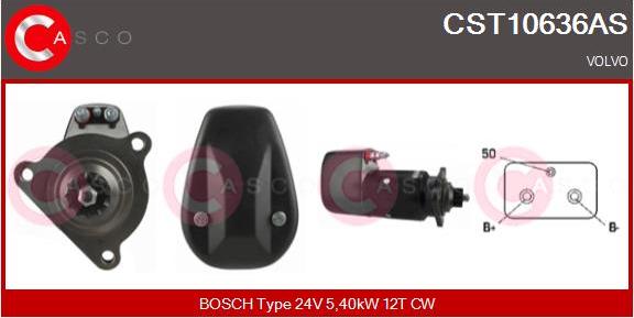 Casco CST10636AS - Motorino d'avviamento www.autoricambit.com